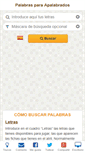 Mobile Screenshot of palabras-apalabrados.info